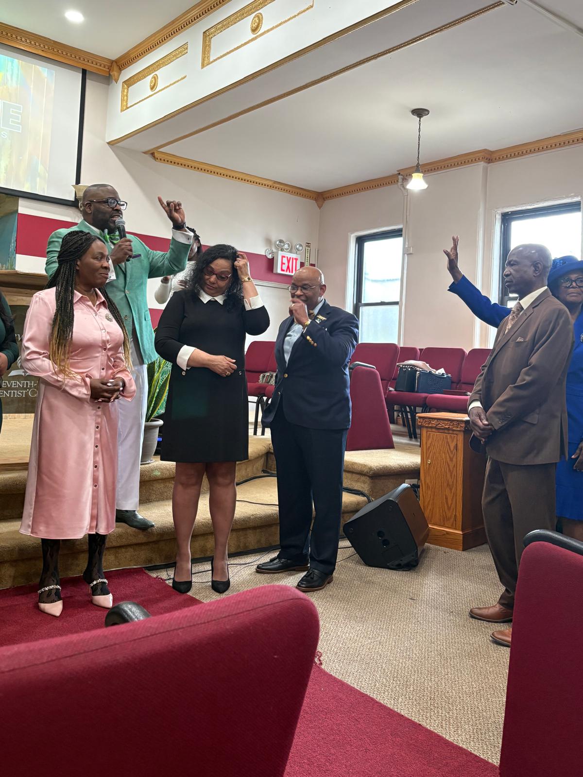 Church membership transfer ceremony